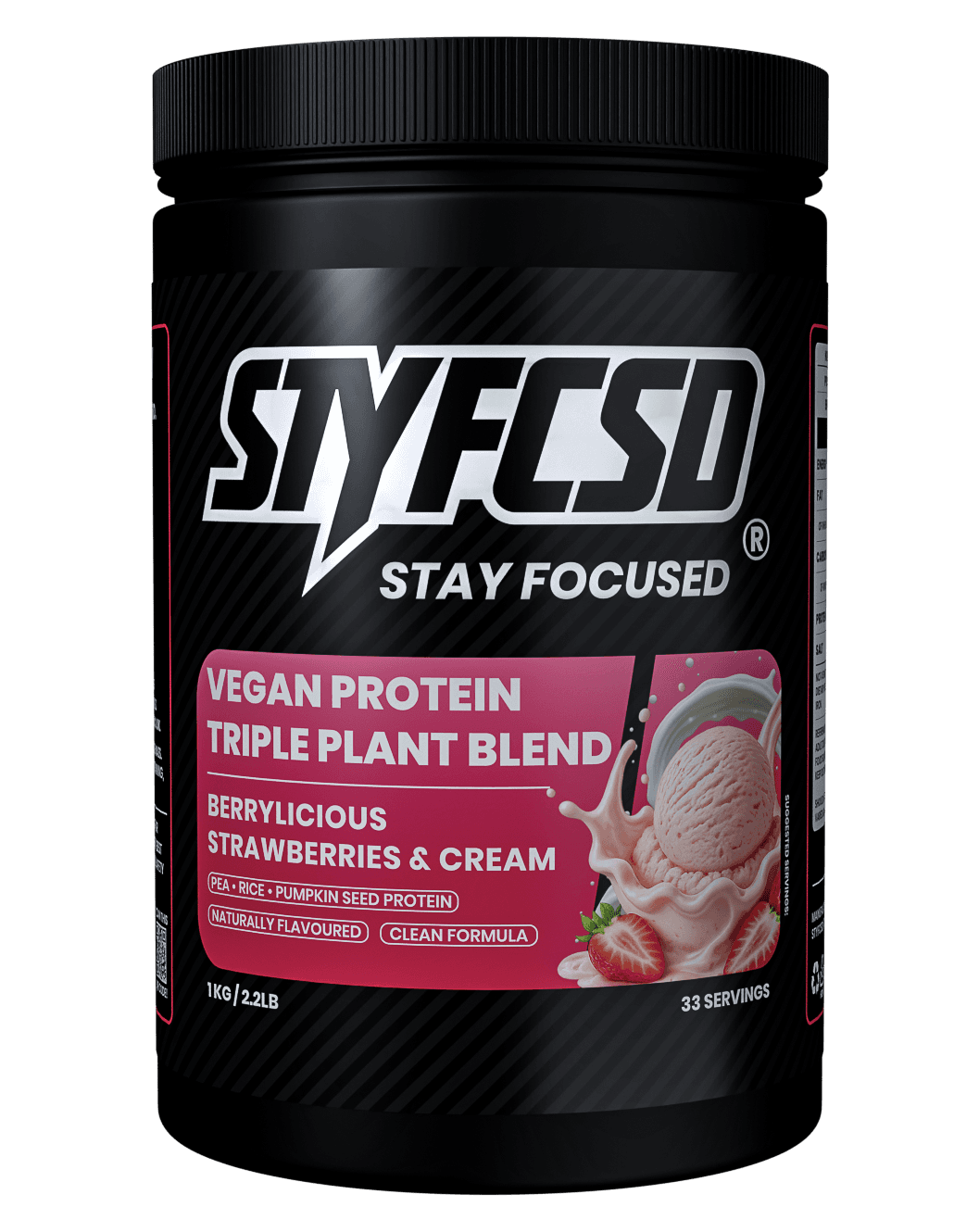 Vegan Protein Blend — Berrylicious Strawberries & Cream